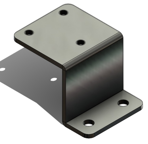 PV Outer Case Bracket Freestanding Top